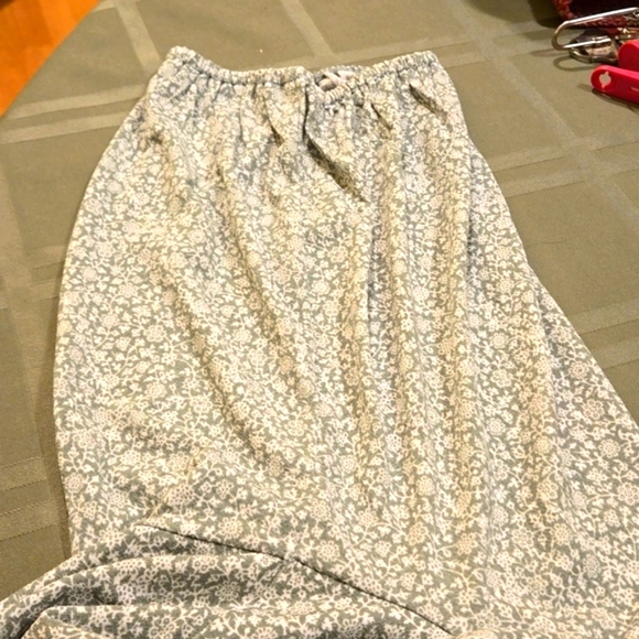 Adrianna Papell Puffed Sleeve Top Sage Green and White Women's size 3X - Picture 6 of 13